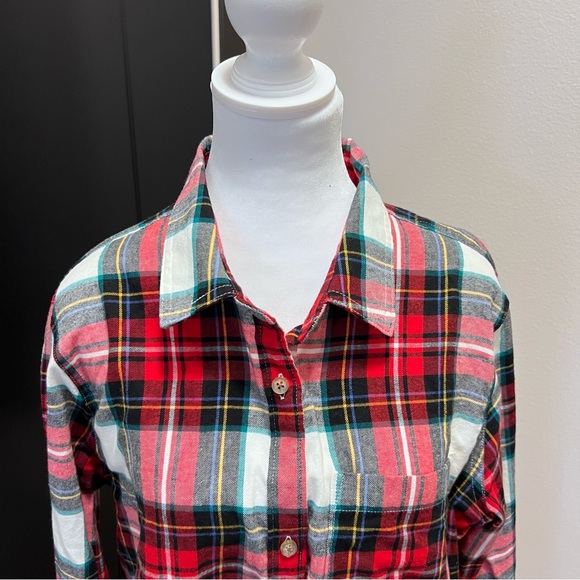 Old Navy Women’s XL Red/Black/White Flannel 100% Cotton Soft - Picture 4 of 7